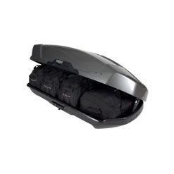 Torby Do Boksu Dachowego Thule Motion Xt M 4Szt Kjust. Czarne torby podróżne KJUST, bez wzorów. Za 796.00 zł.