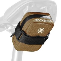 Torba rowerowa pod siodełko narzędziowa Rockbros F006. Zielone torebki klasyczne damskie ROCKBROS, bez dodatków. Za 59.99 zł.