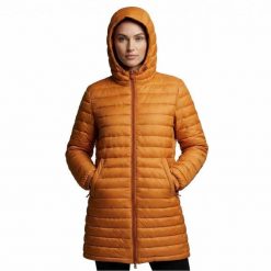 Kurtka JOTT ROMA Pomarańczowy. Brązowe kurtki damskie jott, xl, bez wzorów, z tkaniny, bez kaptura. Za 614.99 zł.