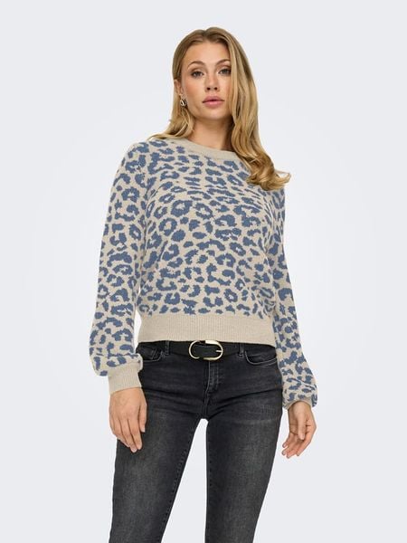 JDY Sweter w kolorze beżowym rozmiar: S. Brązowe swetry klasyczne damskie JDY, s, bez kołnierzyka. Za 140.53 zł.