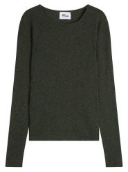 Just Cashmere Kaszmirowy sweter "Vivian" w kolorze ciemnozielonym rozmiar: XL. Zielone swetry klasyczne damskie Just Cashmere, xl, z kaszmiru, bez kołnierzyka. Za 361.99 zł.