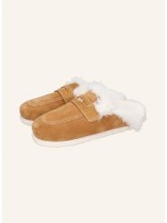 MELVIN & HAMILTON Skórzane kapcie "Anima 1" w kolorze jasnobrązowym rozmiar: 40. Brązowe kapcie damskie Melvin & Hamilton. Za 448.99 zł.