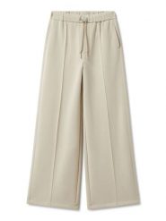 Scotch & Soda Spodnie w kolorze kremowym rozmiar: XL. Brązowe spodnie materiałowe damskie Scotch & Soda, bez wzorów, z materiału. Za 234.95 zł.