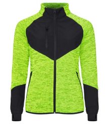 Clique Haines Women kurtka polar/softshell — Visib Yellow. Żółte kurtki damskie CLIQUE, s, bez wzorów, z polaru, bez kaptura. Za 279.50 zł.