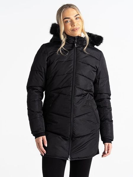 Dare 2b Płaszcz pikowany "Striking III" w kolorze czarnym rozmiar: 40. Czarne płaszcze damskie Dare 2b, bez wzorów, bez kaptura. Za 202.50 zł.