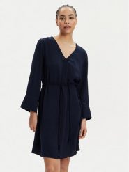 JDY Sukienka codzienna Divya 15321343 Granatowy Regular Fit. Niebieskie sukienki damskie JDY, bez wzorów, z syntetyku, bez ramiączek. Za 79.99 zł.