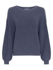 MOSS COPENHAGEN Sweter "Silda Rachelle" w kolorze granatowym rozmiar: L/XL. Niebieskie swetry klasyczne damskie Moss Copenhagen, l, bez kołnierzyka. Za 144.24 zł.