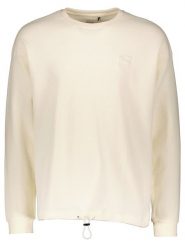 Fila Bluza w kolorze kremowym rozmiar: L. Brązowe bluzy damskie Fila, l, bez wzorów, z bawełny, bez kaptura. Za 75.16 zł.