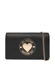 LOVE MOSCHINO Torebka JC4368PP0NKG0000 Czarny. Czarne torebki wieczorowe damskie Love Moschino, bez wzorów, ze skóry, bez dodatków. Za 569.99 zł.