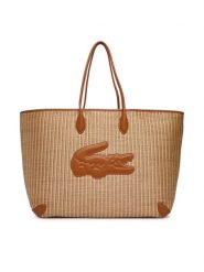 Lacoste Torebka NF5247PB Niebieski. Niebieskie shopper bag Lacoste, bez wzorów, z syntetyku, bez dodatków. Za 687.99 zł.