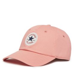 Czapka z daszkiem Converse. Czerwone czapki z daszkiem damskie Converse, bez wzorów. Za 79.99 zł.