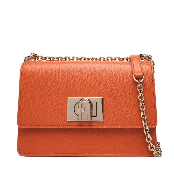 Torebka Furla. Czerwone torebki wieczorowe damskie Furla, bez wzorów, bez dodatków. Za 969.00 zł.