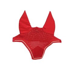 Czapka Kentucky Wellington Velvet. Czerwone czapki damskie KENTUCKY HORSEWEAR, bez wzorów, z weluru. Za 378.00 zł.