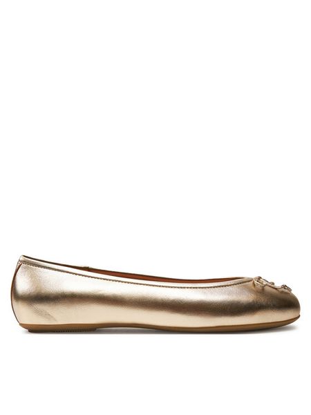 Geox Baleriny D Palmaria D25MUB 000Y2 C2012 Złoty. Żółte balerinki damskie Geox, bez wzorów, ze skóry. Za 219.99 zł.