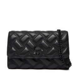 Torebka Kurt Geiger. Czarne torebki wieczorowe damskie Kurt Geiger, bez wzorów, bez dodatków. Za 659.99 zł.