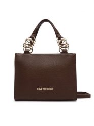 LOVE MOSCHINO Torebka JC4006PP1PLB0300 Brązowy. Brązowe torebki klasyczne damskie Love Moschino, ze skóry, bez dodatków. Za 949.99 zł.