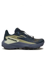 Salomon Buty do biegania Genesis L47443200 Szary. Szare obuwie sportowe damskie Salomon, z materiału, bez zapięcia, do biegania. Za 449.99 zł.