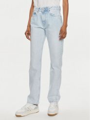 Pepe Jeans Jeansy PL204592 Niebieski Straight Fit. Niebieskie jeansy damskie Pepe Jeans. Za 249.99 zł.