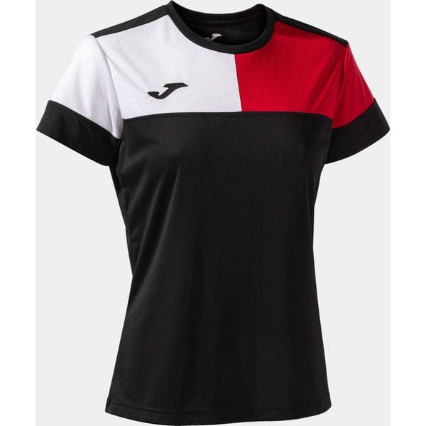 Damska koszulka Joma Camiseta Manga czarno-czerwona XS. Białe koszulki damskie Joma, xs, bez wzorów, bez kołnierzyka, bez ramiączek. Za 153.99 zł.
