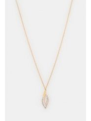 ATELIER DU DIAMANT Złoty naszyjnik "Antonella" z diamentami - dł. 42 cm rozmiar: onesize. Żółte naszyjniki damskie ATELIER DU DIAMANT, z diamentem, złote. Za 1,122.99 zł.