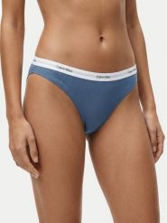 Calvin Klein Underwear Figi klasyczne LV00QD5358 Niebieski. Niebieskie figi Calvin Klein Underwear, bez wzorów, z bawełny. Za 79.99 zł.