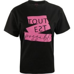 Koszulka Minerva Black dla kobiet - Wygodny i Modny Design. Czarne bluzki damskie WE THE PEOPLE, bez wzorów, z bawełny, eleganckie, bez kołnierzyka, bez ramiączek. Za 141.99 zł.