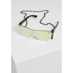 Okulary przeciwsłoneczne Urban classic 103 chain. Czarne okulary przeciwsłoneczne damskie Urban Classics. Za 168.00 zł.