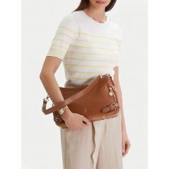 Torebka Beverly Hills Polo Club. Brązowe torebki klasyczne damskie Beverly Hills Polo Club, bez dodatków. Za 259.99 zł.