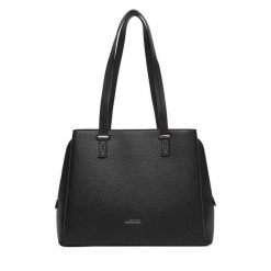 Torebka Lasocki. Czarne kuferki damskie Lasocki, bez wzorów, bez dodatków. Za 199.99 zł.