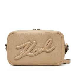 Torebka KARL LAGERFELD. Brązowe listonoszki damskie KARL LAGERFELD, bez wzorów, bez dodatków. Za 439.99 zł.