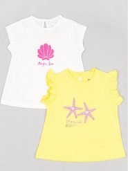 Zippy Komplet t-shirtów ZBGAP0303 23014 Kolorowy Regular Fit. Koszulki i t-shirty dziewczęce zippy, bez wzorów, z bawełny, bez kołnierzyka, bez ramiączek. Za 59.99 zł.
