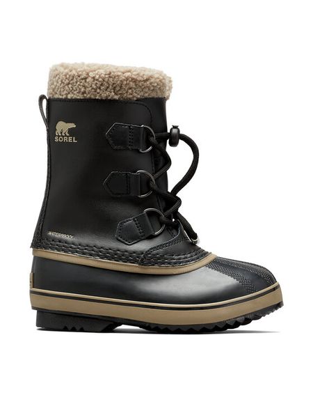 Sorel Śniegowce Yoot Pac™ Tp Boot Wp 2117081013 Czarny. Czarne buty zimowe chłopięce Sorel, ze skóry, bez zapięcia. Za 319.99 zł.