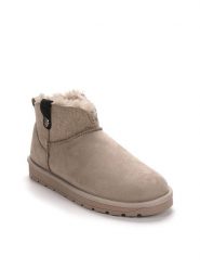 Blackfield Botki zimowe "Efza" w kolorze beżowym rozmiar: 40. Brązowe botki damskie Blackfield, na zimę, z materiału, z okrągłym noskiem, bez obcasa, bez zapięcia. Za 172.45 zł.