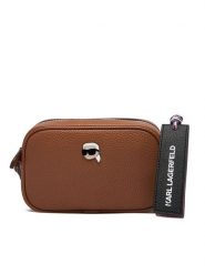 KARL LAGERFELD Torebka A4W30248 Brązowy. Brązowe listonoszki damskie KARL LAGERFELD, bez wzorów, ze skóry, bez dodatków. Za 519.99 zł.