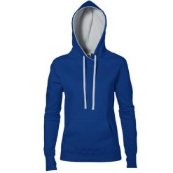 Damska Bluza Sportowa Z Kapturem Przez Głowę. Białe bluzy damskie SG, xs, bez wzorów, z kapturem. Za 125.99 zł.