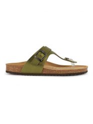 Geox Japonki "Brionia" w kolorze zielonym rozmiar: 36. Zielone klapki damskie Geox, bez wzorów, z otwartym noskiem, bez obcasa, bez zapięcia. Za 131.74 zł.