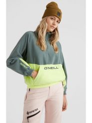 O'Neill Bluza polarowa "Rutile" w kolorze zielonym rozmiar: L. Zielone bluzy damskie O'Neill, l, bez wzorów, z polaru, bez kaptura. Za 152.62 zł.