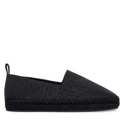 Espadryle Calvin Klein. Czarne espadryle damskie Calvin Klein, bez wzorów, bez obcasa. Za 359.99 zł.