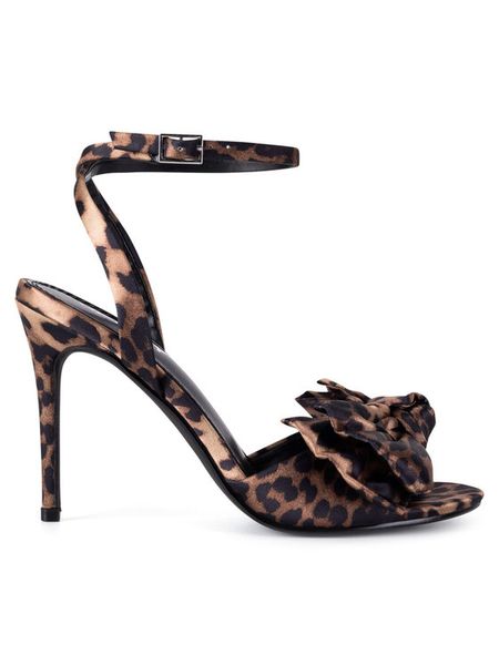 JENNY Sandały CWBFS117 Brązowy. Brązowe sandały damskie Jenny, bez wzorów, z materiału, bez obcasa, na szpilce, bez zapięcia. Za 149.99 zł.