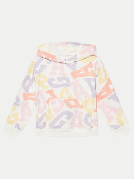 Gap Bluza 723295-01 Kolorowy Regular Fit. Bluzy dziewczęce GAP, bez wzorów, z bawełny, bez ramiączek, bez kaptura. Za 99.99 zł.