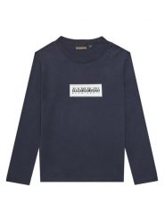 Napapijri Bluzka S-Chamois NP0A4HYK D Granatowy Regular Fit. Niebieskie t-shirty i koszulki chłopięce Napapijri, bez wzorów, z bawełny, bez kołnierzyka, bez ramiączek. Za 139.99 zł.
