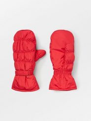 Becksöndergaard Rękawiczki w kolorze czerwonym rozmiar: S/M. Czerwone rękawiczki damskie Becksöndergaard, bez wzorów. Za 82.99 zł.