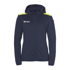 Damska bluza dresowa z kapturem Kempa Emotion 27. Niebieskie bluzy damskie Kempa, l, bez wzorów, z dresówki, z kapturem. W wyprzedaży za 200.00 zł.