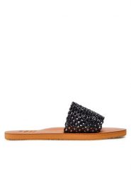 Billabong Klapki Siesta C9FF18BIP2 Czarny. Czarne klapki damskie Billabong, bez wzorów, z tworzywa sztucznego, bez obcasa, bez zapięcia. Za 89.99 zł.
