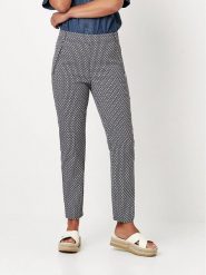 Relaxed by TONI Spodnie materiałowe w kolorze granatowym rozmiar: W48. Niebieskie spodnie materiałowe damskie Relaxed by TONI, bez wzorów, z materiału. Za 152.99 zł.