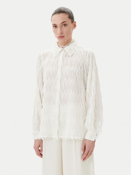 Bruuns Bazaar Koszula Ardadia BBW4397 Biały Regular Fit. Białe koszule damskie Bruuns Bazaar, bez wzorów, z syntetyku, bez kołnierzyka, bez ramiączek. Za 319.99 zł.