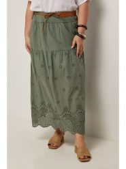 Curvy Lady Spódnica w kolorze khaki rozmiar: 40/42. Brązowe spódnice damskie Curvy Lady, na co dzień, bez wzorów, ze skóry, klasyczne, maxi. Za 146.45 zł.