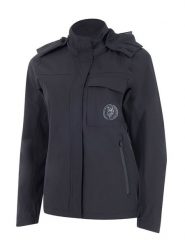 Protective Kurtka przeciwdeszczowa w kolorze czarnym rozmiar: 36. Czarne kurtki sportowe damskie Protective, m, bez wzorów, bez kaptura. Za 268.55 zł.