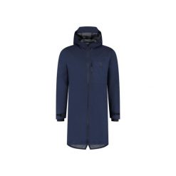 Kurtka przeciwdeszczowa BBB Rainshield Parka. Niebieskie kurtki damskie BBB CYCLING, l, z kapturem. Za 522.45 zł.