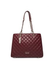 Nine West Torebka CEO-IDAHO-I-LDA8005 Bordowy. Czerwone torebki klasyczne damskie Nine West, z materiału, bez dodatków. Za 299.99 zł.
